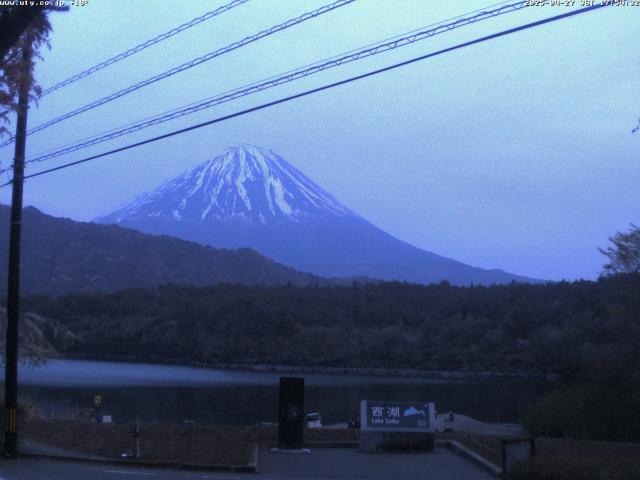 西湖からの富士山