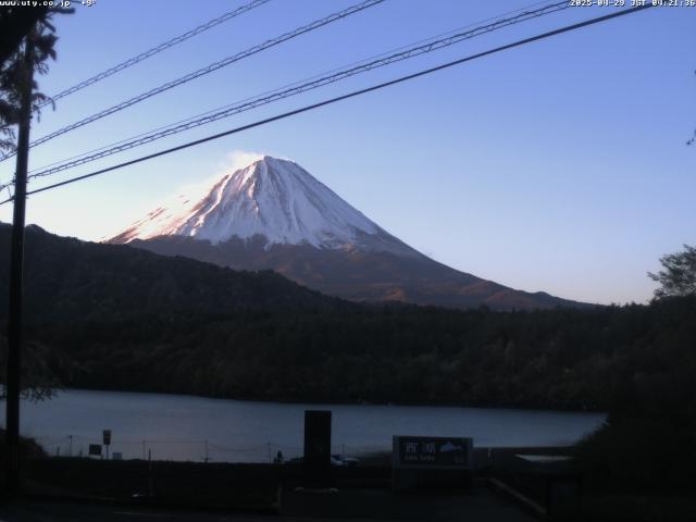 西湖からの富士山