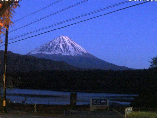 西湖からの富士山