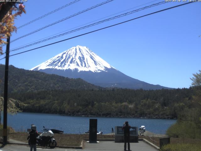 西湖からの富士山
