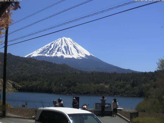 西湖からの富士山