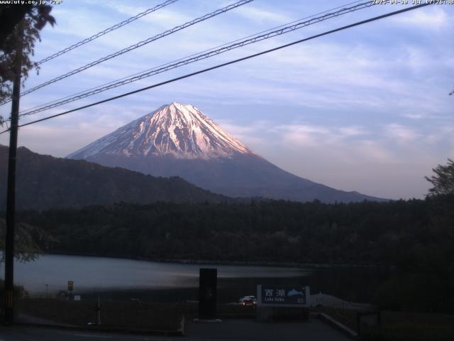 西湖からの富士山