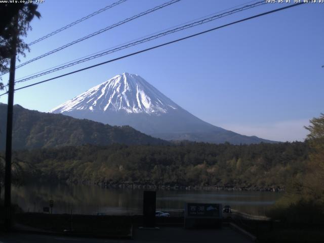 西湖からの富士山