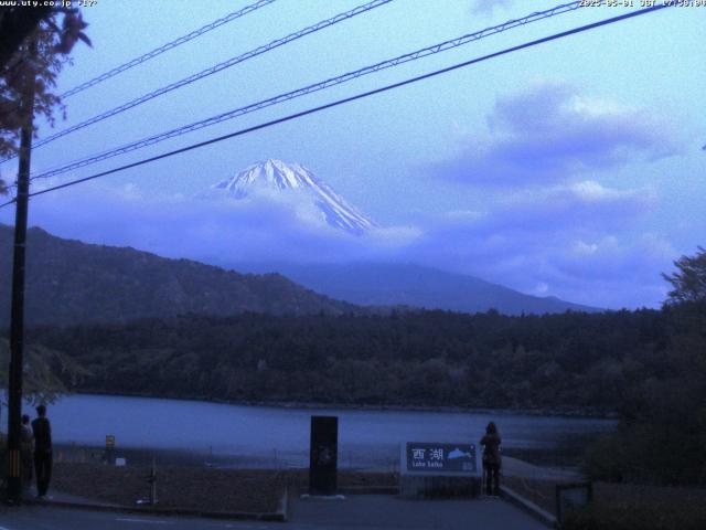 西湖からの富士山