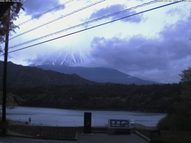 西湖からの富士山