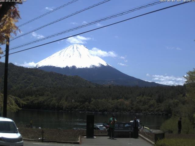 西湖からの富士山