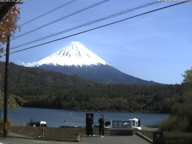西湖からの富士山