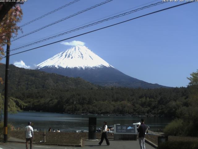 西湖からの富士山