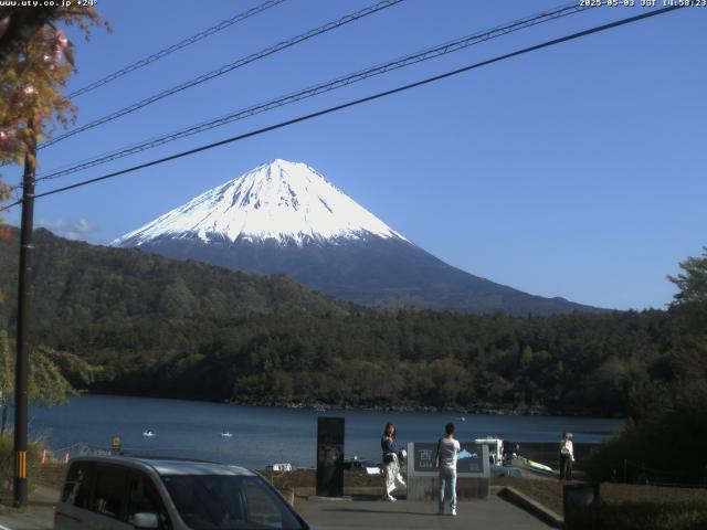 西湖からの富士山