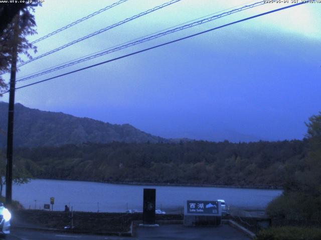 西湖からの富士山