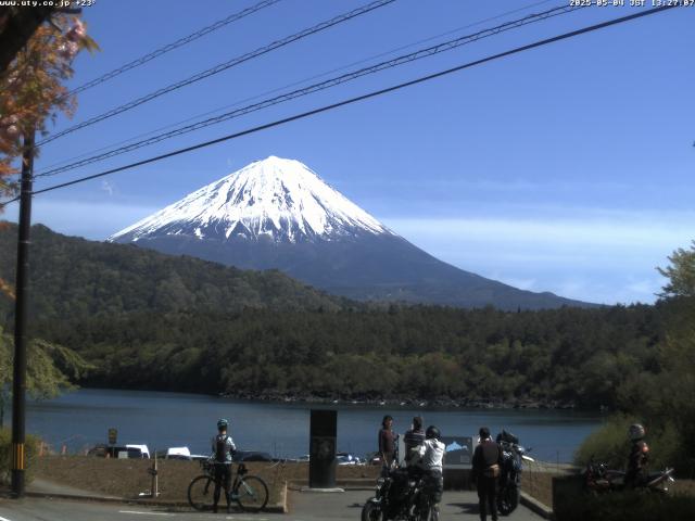 西湖からの富士山