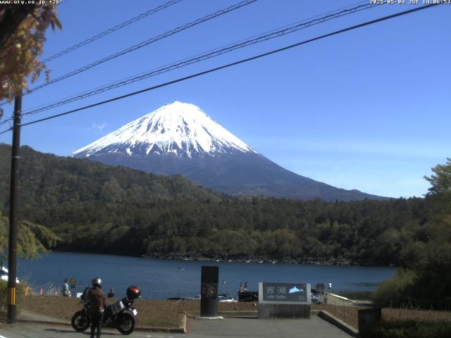 西湖からの富士山