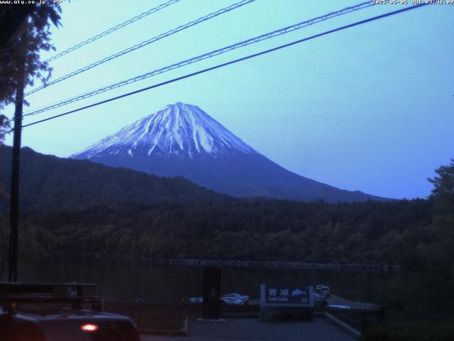 西湖からの富士山