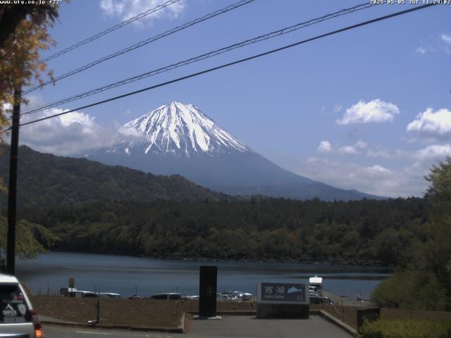 西湖からの富士山