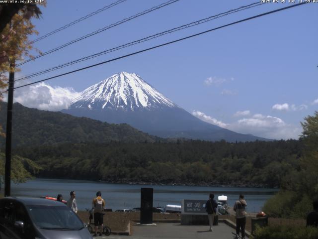 西湖からの富士山