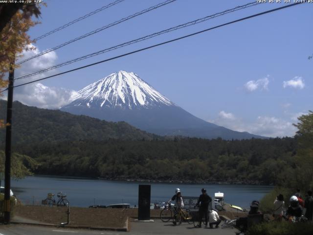 西湖からの富士山