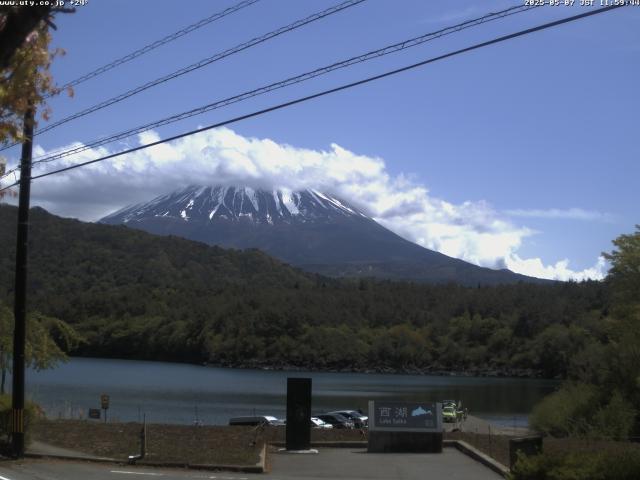 西湖からの富士山