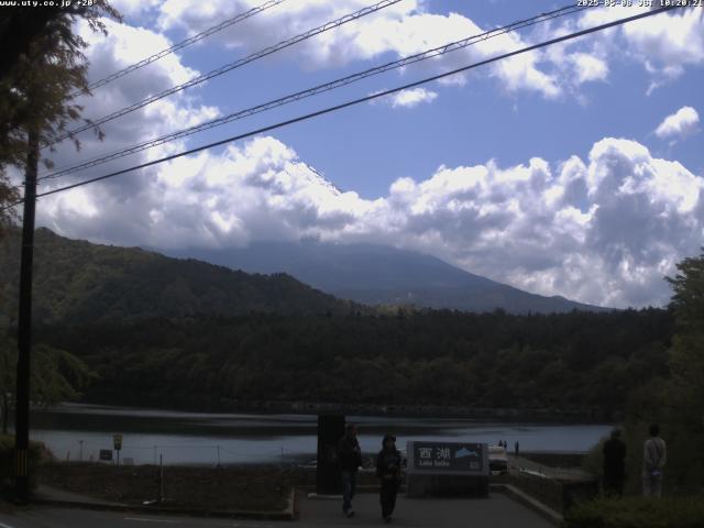 西湖からの富士山