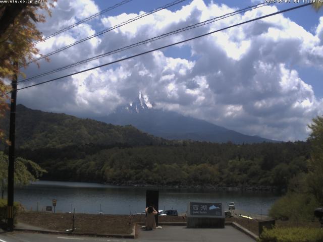西湖からの富士山