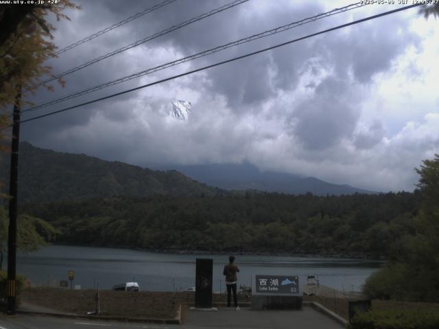 西湖からの富士山