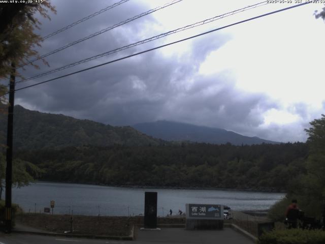西湖からの富士山