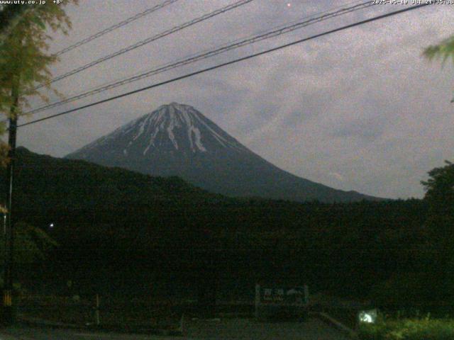 西湖からの富士山