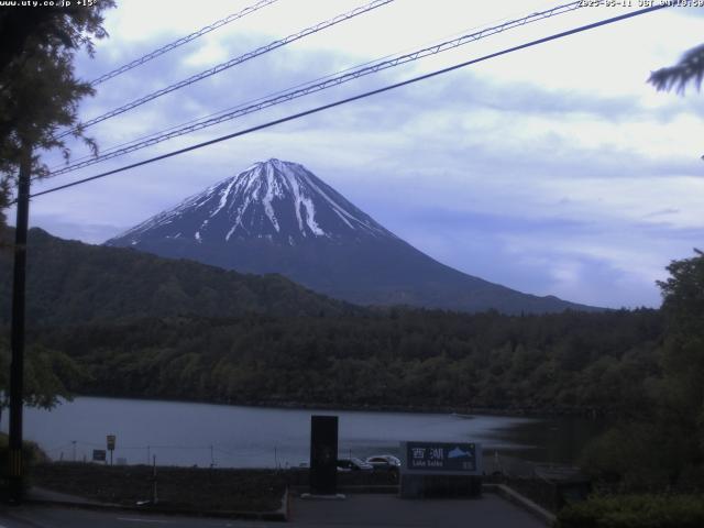 西湖からの富士山