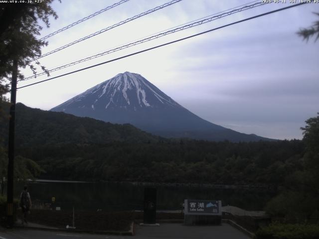 西湖からの富士山