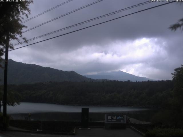 西湖からの富士山