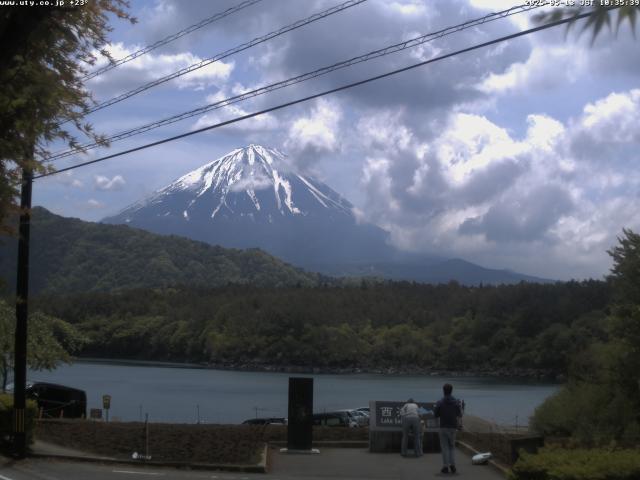 西湖からの富士山