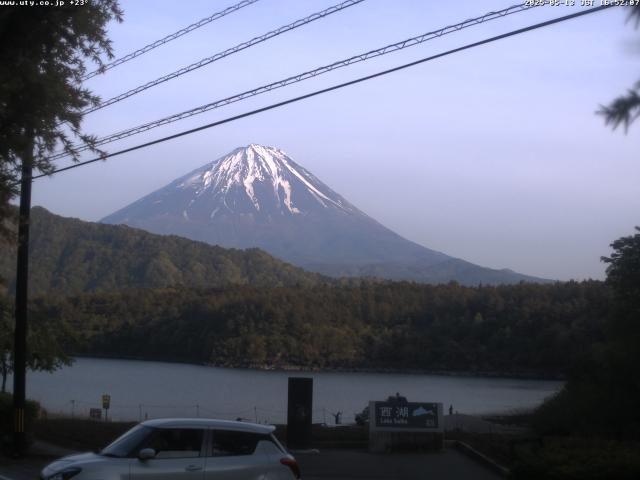 西湖からの富士山
