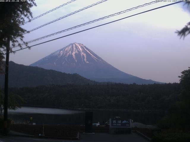 西湖からの富士山