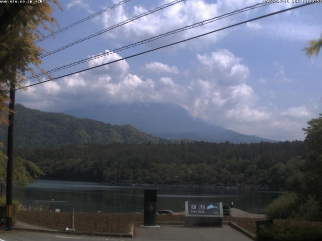 西湖からの富士山