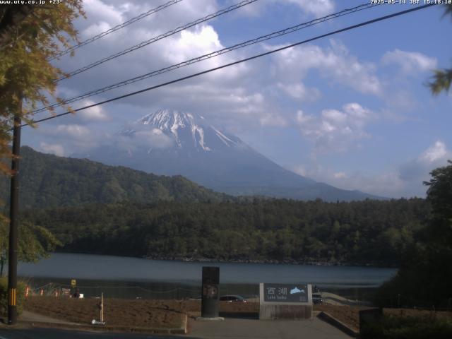 西湖からの富士山