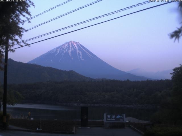 西湖からの富士山