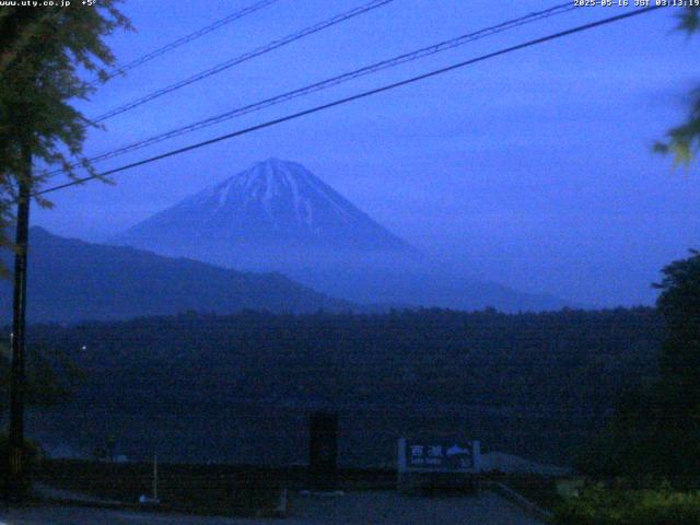 西湖からの富士山