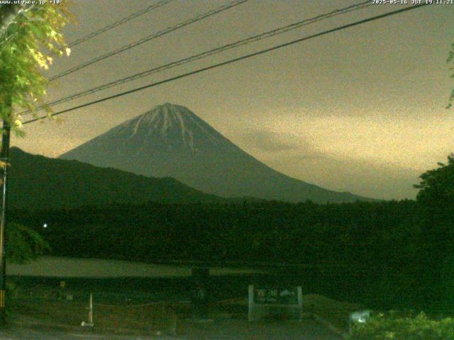 西湖からの富士山