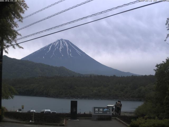 西湖からの富士山
