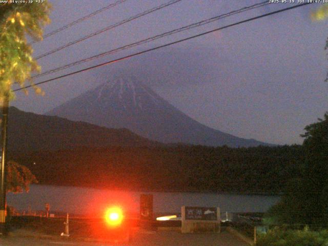 西湖からの富士山