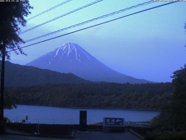 西湖からの富士山