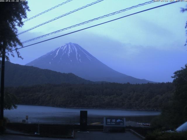 西湖からの富士山