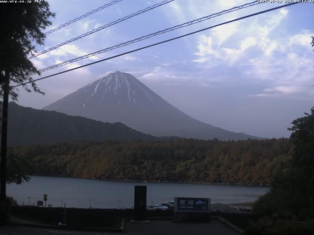 西湖からの富士山