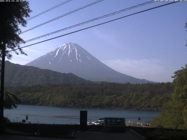 西湖からの富士山