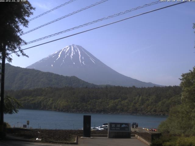 西湖からの富士山