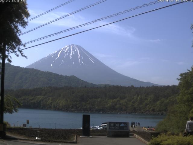 西湖からの富士山