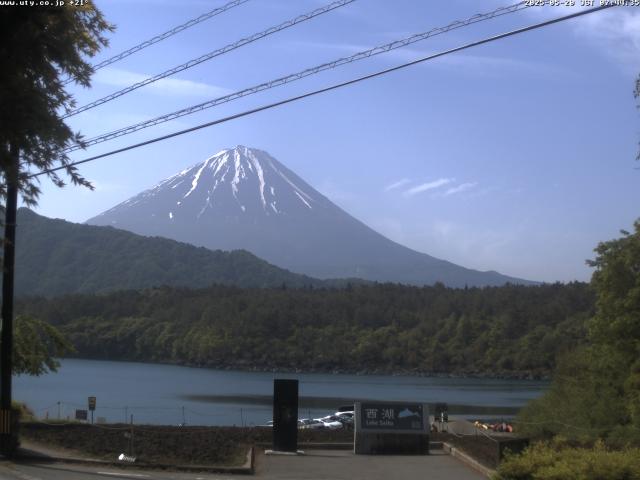 西湖からの富士山