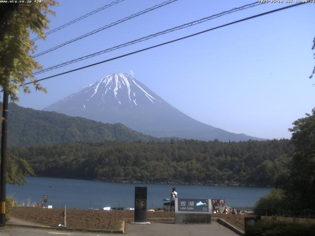 西湖からの富士山