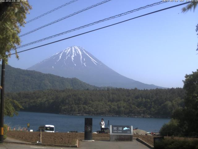 西湖からの富士山