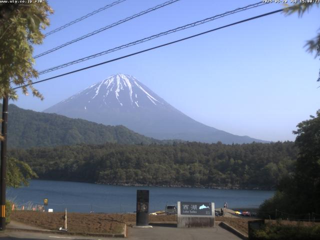 西湖からの富士山