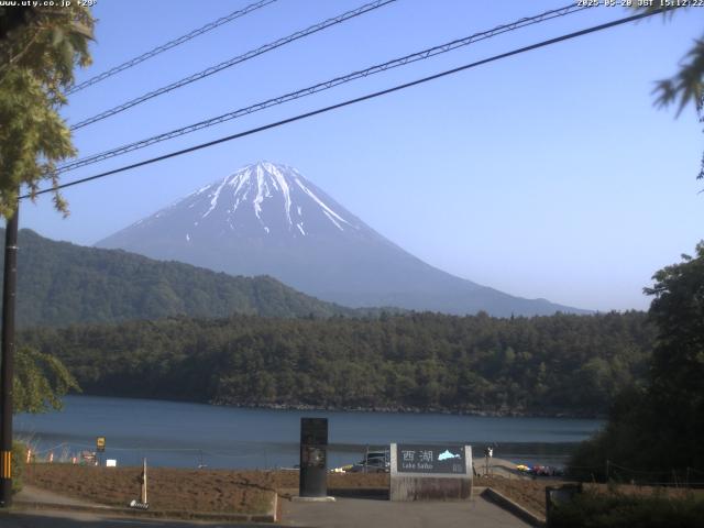西湖からの富士山